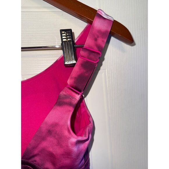 Nike Tie Dye Scoop Neck Tankini Top Pink Prime Size Small - Picture 9 of 13